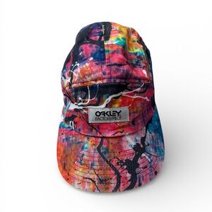 Vintage Oakley Factory Pilot 5-Panel Adjustable Hat 90's Y2K